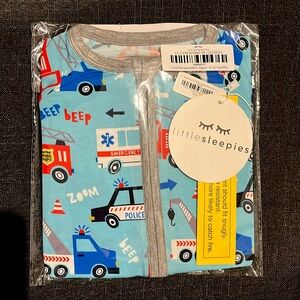 NIB Little Sleepies First Responders To The Rescue Zippy 6-12 months